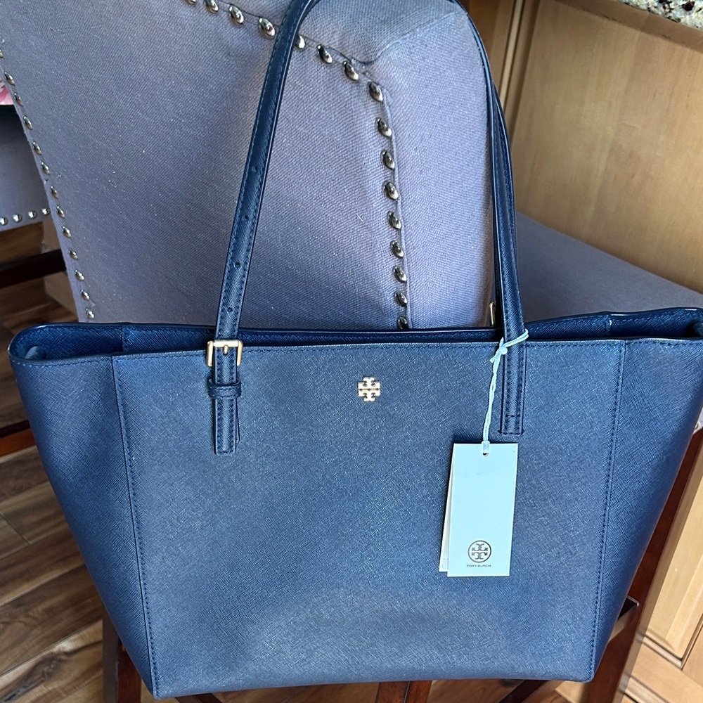 Tory Burch Navy Tote